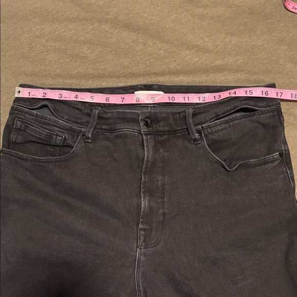 Good American Good Legs with slit waistband skinny jeans size 15 - Picture 6 of 12